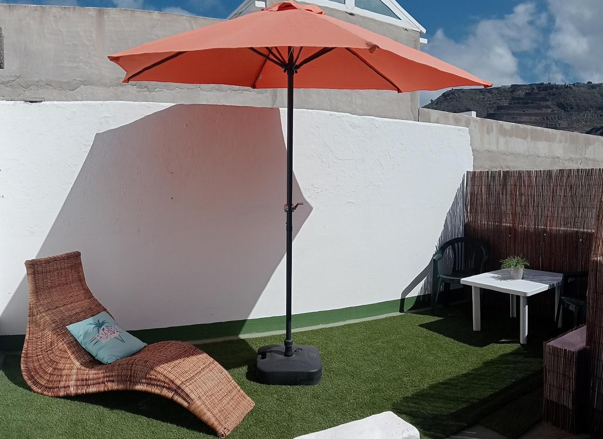 Piso Magico Junto Al Mar Con Gran Terraza Lägenhet Santa Maria de Guia de Gran Canaria Exteriör bild